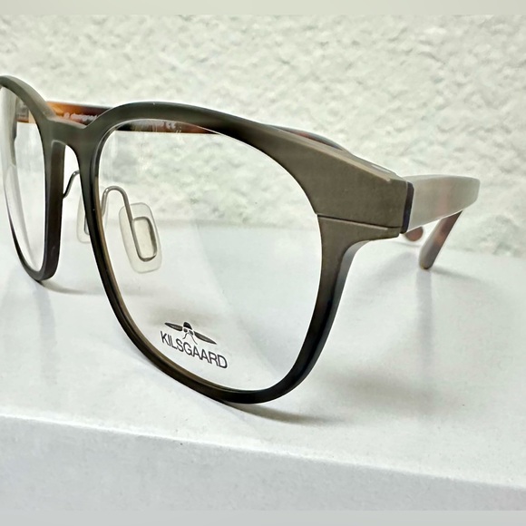 Brand New Kilsgaard Dark Brown Tortoise Lightweight Eyeglasses Unisex - Picture 7 of 7
